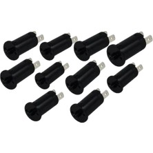 Demir Led Dem Led Ters Dolap Switch Mobilya Kapak Switch (Ters) Siyah (5 Adet)