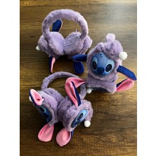 Gülümse Gel 1 Adet Stich Stiç Kışlık Peluş Kulaklık Soğuktan Kulak Koruyucu Pelüş Kulaklık