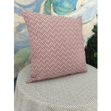 A5 Home Polaroo 45X45 Pamuk-Keten Dekoratif Kırlent Dolgulu 2 Adet