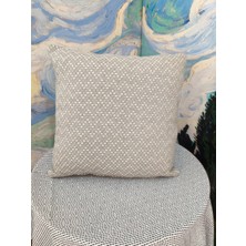 Polaroo 45X45 Pamuk-Keten Dekoratif Kırlent Dolgulu 2 Adet