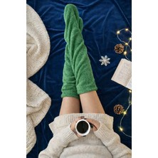 Nuvy Peluş Dizüstü Çorap