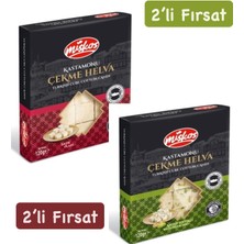 Miskos Sade- Fıstıklı Çekme Helva 2'li Set | 2X120 gr