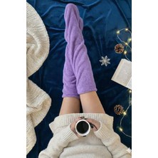 Nuvy Peluş Dizüstü Çorap