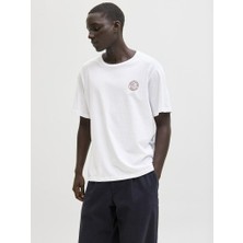 Jack & Jones Jack Jones Allıan Relax Fit Bisiklet Yaka Erkek Tişört 12288107