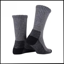 Thermoform Uyguna-Yakala Antrasit Trekking Termal ÇORAP-S33-A