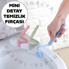 İnfeta Mini Detay Temizlik Fırçası Klozet Banyo Mutfak Fırçası 1 Adet