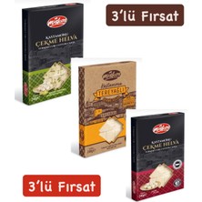 Miskos Sade - Fıstıklı - Tereyağlı Çekme Helva 3'lü Set |3X240 gr