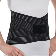 Özbience Lumbosakral Korse 26CM Siyah Kumaş, 2 No: L/xl Bedenler Için