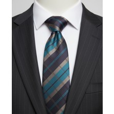 Reflect Your Style Kravat Lüks Özel Kumaş Ekose Çizgi Detaylı