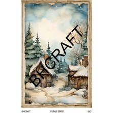 Hayal Sanat Bostancı Hobi Bh Craft Yılbaşı Serisi Pirinç Dekopaj NO:062