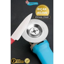 Depolife Bileme Için Elmaslı 100MM Disk Bıçak Satır Makas Bileyleme Diski Masat