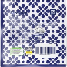 Alouette Servis Peçetesi Frizya Deseni 20'li