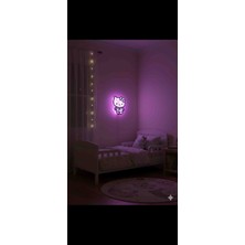 Hello Kitty duvar led  lamba
