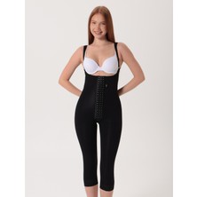 HA-114 Kopçalı Diz Altı, Altı Fermuarlı Korse Medikal Liposuction Karın Germe Doğum Sonrası Korse