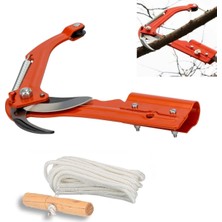 Depolife Tepe Dal Kesme Makası Yüksek Ağaç Budama Kırpma Makası Sırığa Takılan Ipli Makas