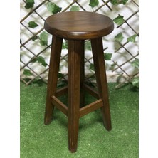 Taburecity Ahşap Tabure-Ceviz RENK-75CM-1 Adet