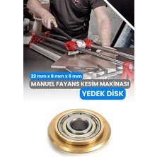 Depolife Fayans Kesme Makinesi Için Karbon Elmas Tekerlek Kesici Disk Yedek Tekelek 22MM