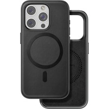 Ozlstor Venco Iphone 15 Pro Max Puskas Magsafe Kapak - Siyah