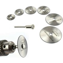 Depolife 7 Parça Mini Testere Bıçak Ahşap Alüminyum Plastik Kesme Dremel Gravür