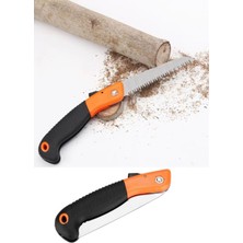 Depolife Katlanır Ağaç Çalı Dal Kesme Budama Testeresi Lazer Dişli Katlanır Testere