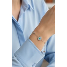 Hg.Aksesuar Kadın Zirkon Taşlı Çelik Bileklik