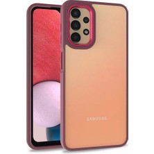 Belirtilmemiş Galaxy A13 4g Kılıf Tygo Flora Kapak - Kırmızı