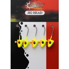 Captain 6421 Master Trigon 1.7gr 5'li Paket Lrf Jig Head Renk:08