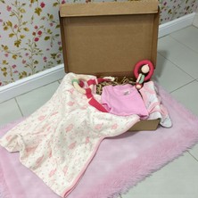 Pembe Fil Bebek Hediye Seti - RYZ0003 - Pembe - 0 - 3 Ay Pembe