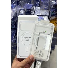 Elixem İphone 17 Pro Max Uyumlu Şeffaf Şarj Animasyonlu Sert Mika Magsafe Kılıf