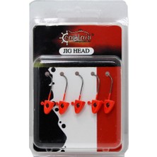 Captain 6421 Master Trigon 1.7gr 5'li Paket Lrf Jig Head Renk:07