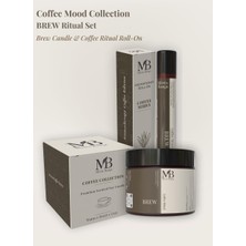 Minia Bahçe Brew Ritüel Ikili Set – Brew Soy Wax Mum (100 G) + Brew Aroma Roll (10 Ml)