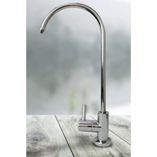 Gfc Life Store Musluğu - Tüm Cihazlara Uyumlu Gümüş Renk Standart Lüks Batarya - Reverse Osmosis Faucet