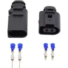 İTHAL Yakıt Enjektör Konnektör Takım - Erkek/dişi (2 Pin)