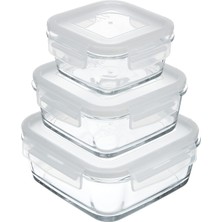 Gfc Life Store Saklama Kabı Seti, Cam, 1150 cc