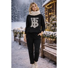 Miskoza Kadın Baskılı Eşofman Takımı – Günlük Kullanıma Uygun Rahat ve Şık Tasarım