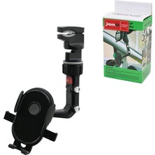 Just Cheap Store Oto - Araç Telefon Tutucu 360 Derece Başlık Mandallı - Oynar Kol - Genişlik Ayarı (4741)