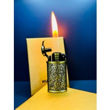 Doğan Hediyelik Minimal Tasarım Taşlı ve Gazlı Metal Çakmak