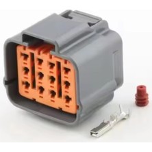 İTHAL Dj Serisi Otomotiv Konnektör - Dişi (12 Pin)
