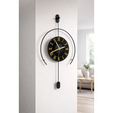 Neomark ' Black Roma ' Dekoratif Duvar Saati