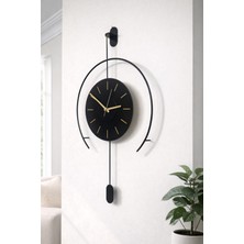 Neomark ' Vetra Black ' Dekoratif Duvar Saati