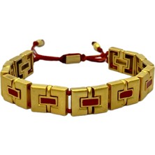 Ruby Kırmızı Mineli Kadın Bileklik