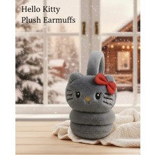 ZYC Kız Çocuk Hello Kitty Peluş Soft Kulaklık