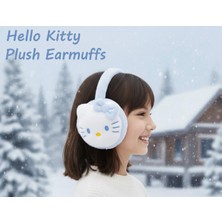 ZYC Kız Çocuk Hello Kitty Peluş Soft Kulaklık