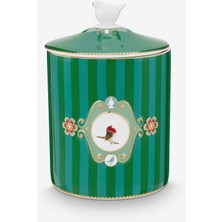 Pip Studio Love Birds Yeşil Porselen Saklama Kabı 1300 ml