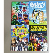 Ada Çanta Kırtasiye 4 Adet Stickerli Boyama Kitabı (Pijamaske/bluey/futbolcular/roblox) AD511807