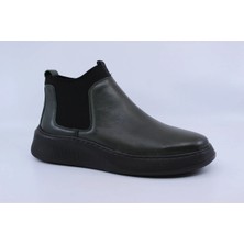 Papuccu 1075 Yeşil Erkek Deri Bot