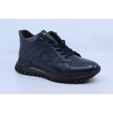 Papuccu 1114 Lacivert Erkek Deri Spor Bot