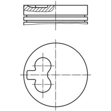 Mahle 0392400 - Motor Piston Segman Std PARTNER-BERLINGO-P205-P306-P405-EXPERT-J5-XSARA 1.9 Xud9 83.00 Çap