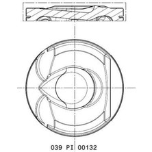 Mahle 039PI00132002 - Motor Piston Segman 0.50 P207-P208-P308-P508-P2008-P3008-P5008-RZC-C4-C5-DS3-DS4 1.6 Thp Ep6 77.50