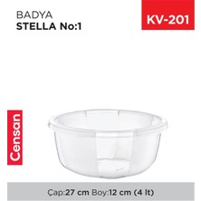 Marsilyan Yuvarlak Şeffaf Badya 1 Adet 1 No ROYALEKS-E173